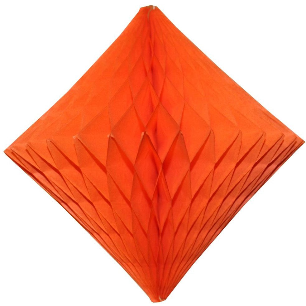 Orange Honeycomb Diamond 12″