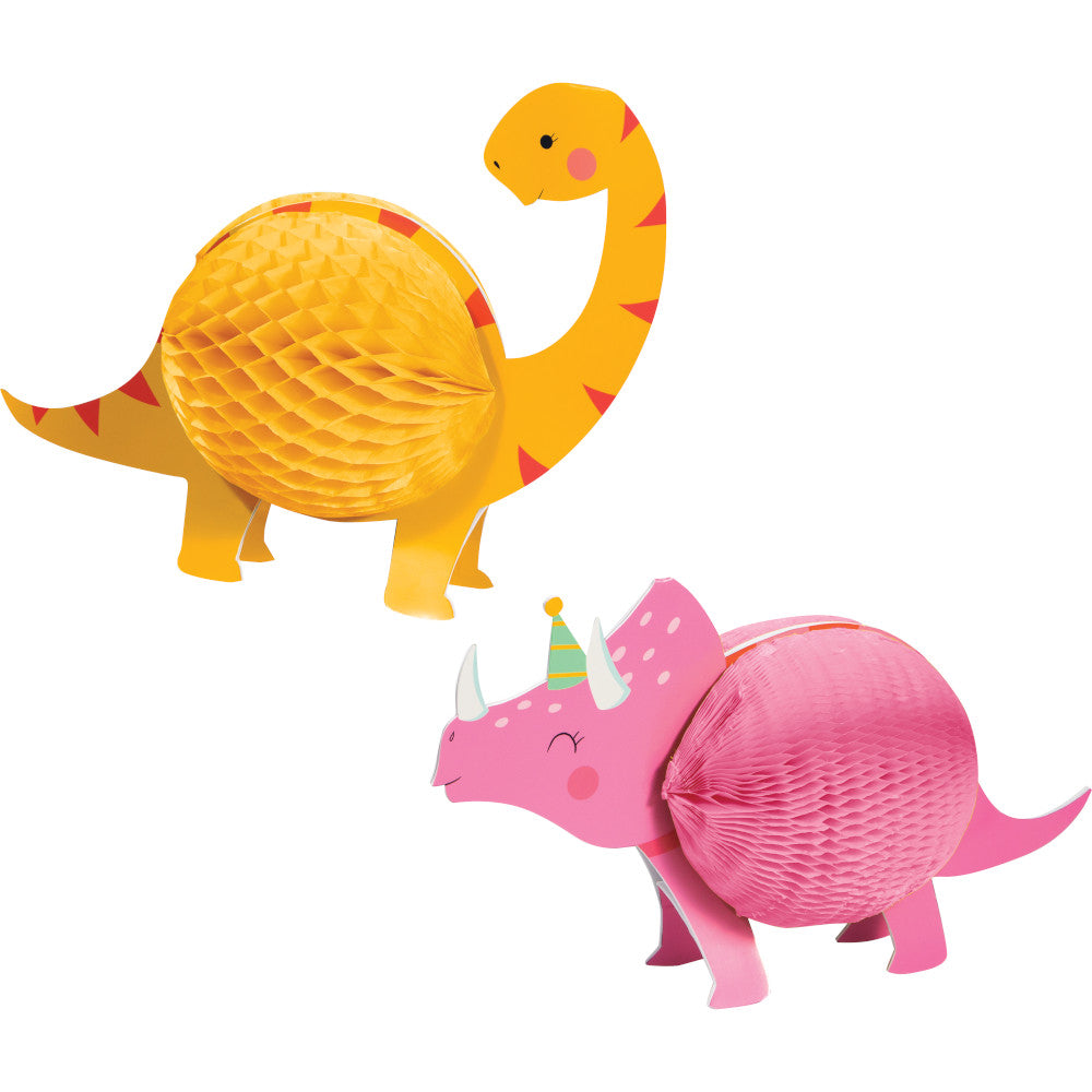 Girl Dinosaur Centerpieces 2ct