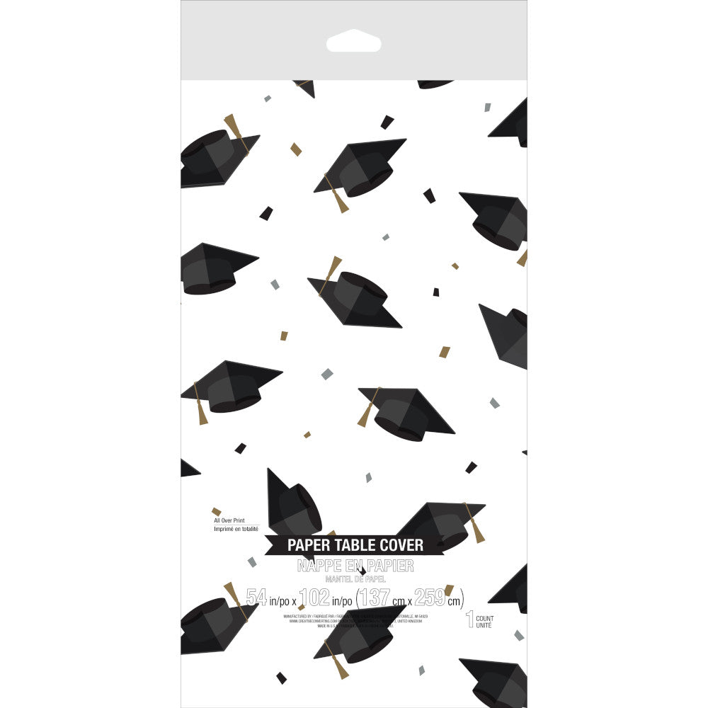 Graduation Cap Paper Table Cover