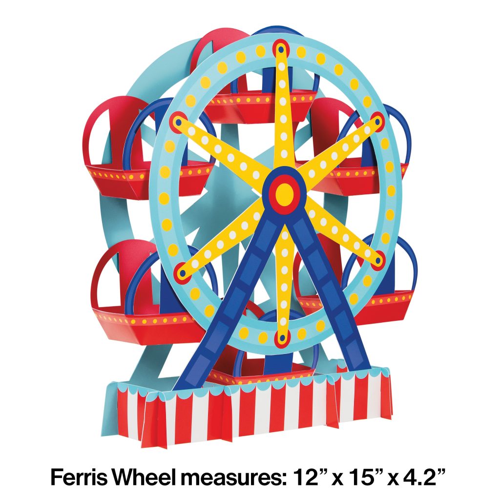 Carnival Ferris Wheel Centerpiece