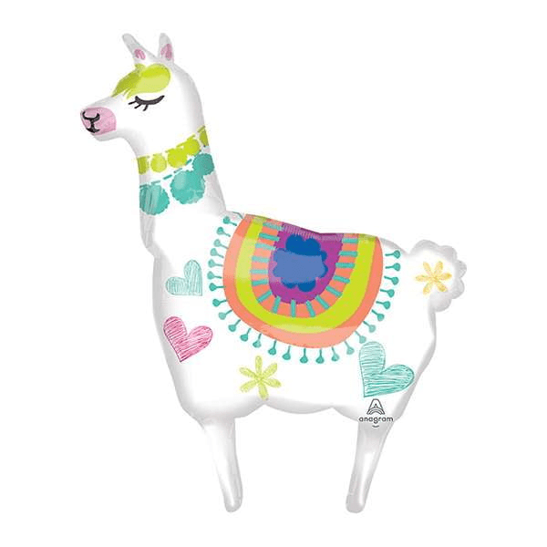 Giant Lovely Llama Balloon 41in