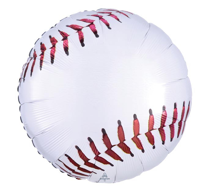 Baseball Foil Balloon 17in