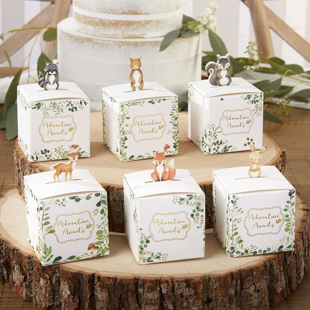 Woodland Adventure Awaits Favor Boxes 24ct