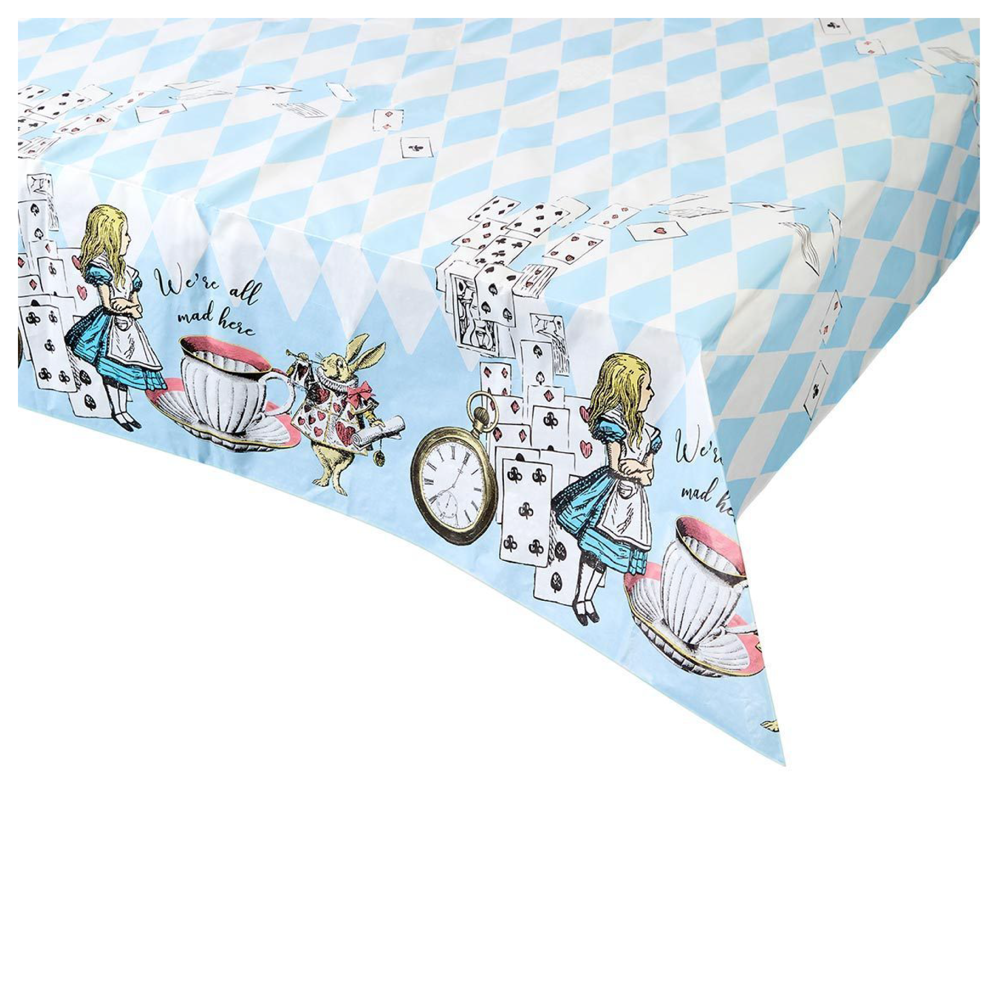 Alice In Wonderland Paper Table Cover