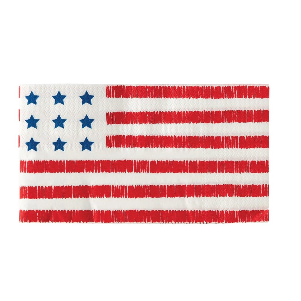 American Flag Guest Towels 24ct