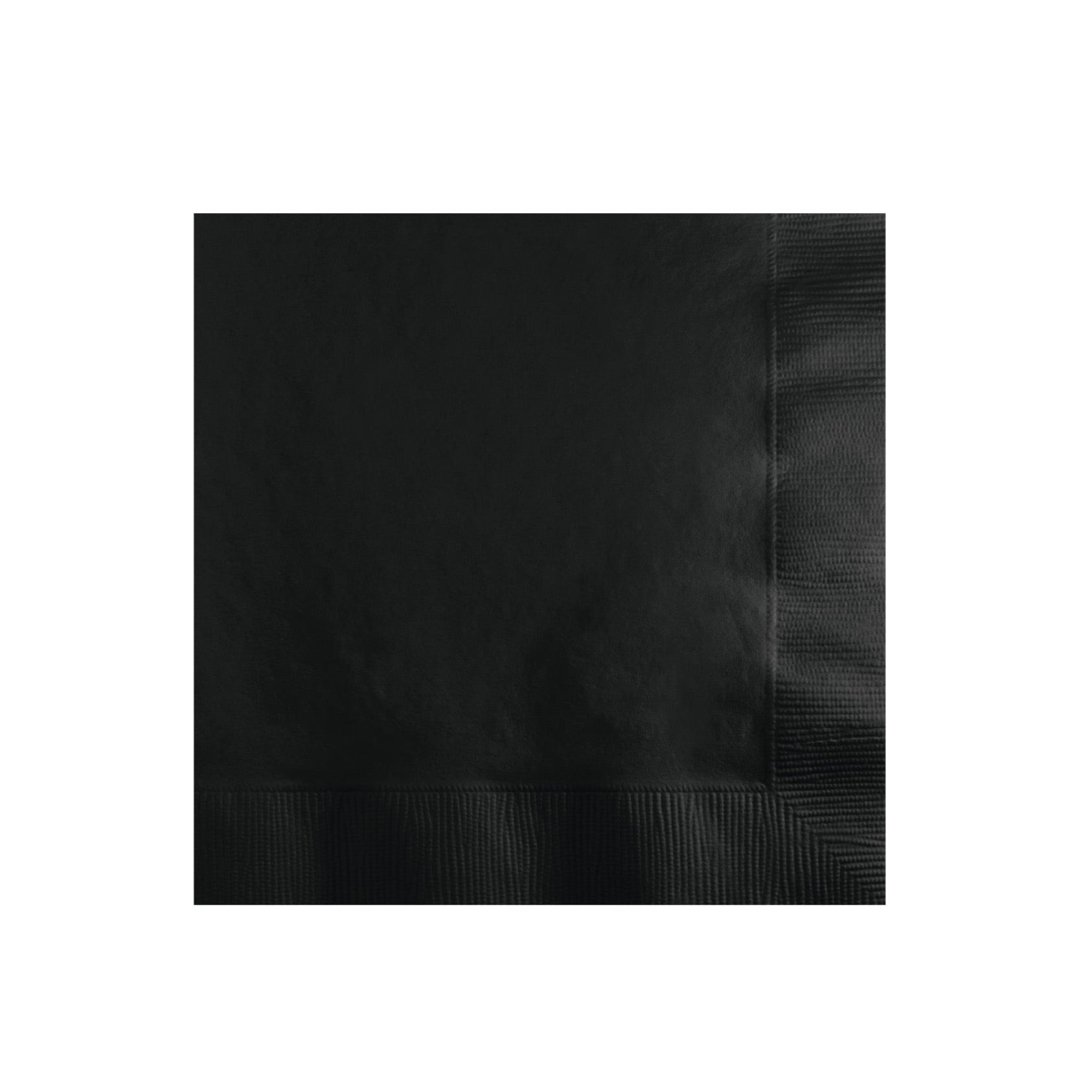 Black Paper Lunch Napkins 20ct