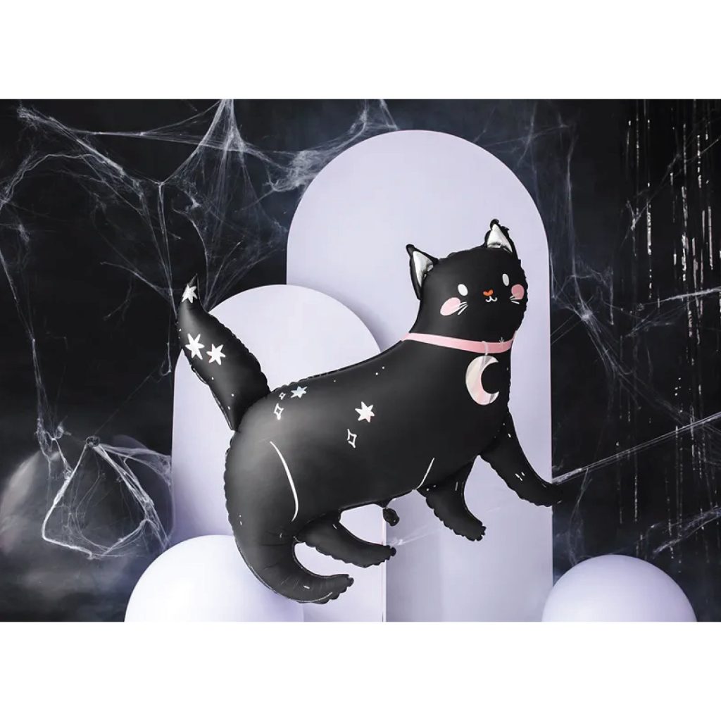 Giant Black Cat Halloween Balloon 32in