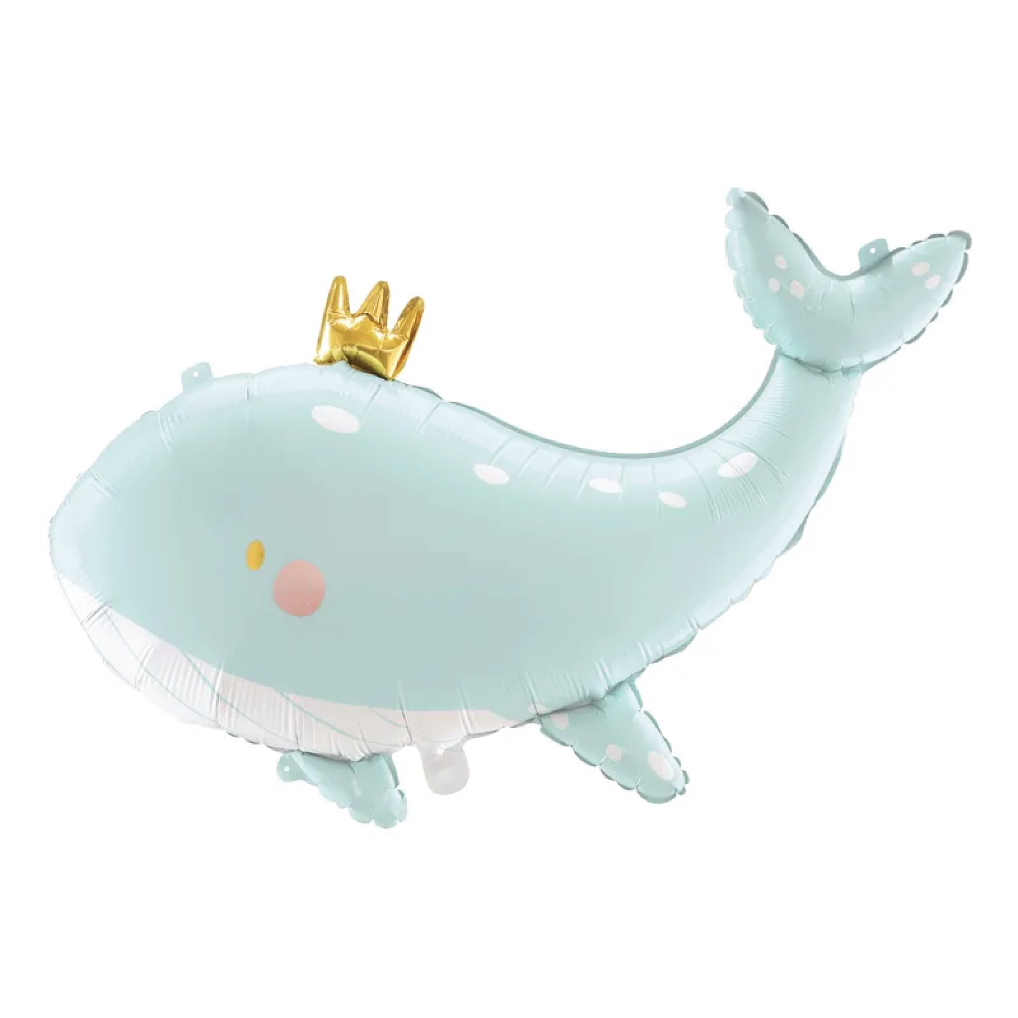 Blue Baby Whale Foil Balloon 30.5in