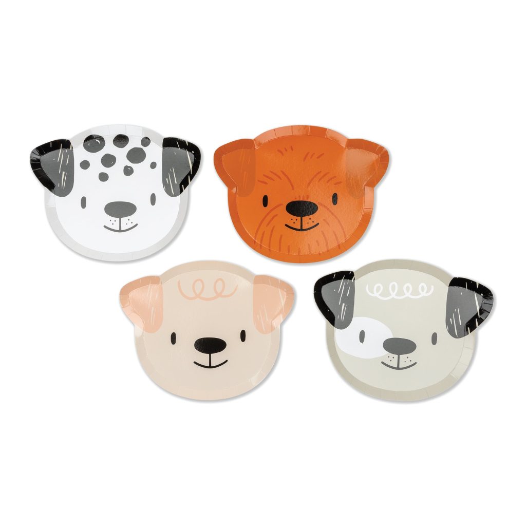 Bow Wow Dog Lunch Plates 8ct