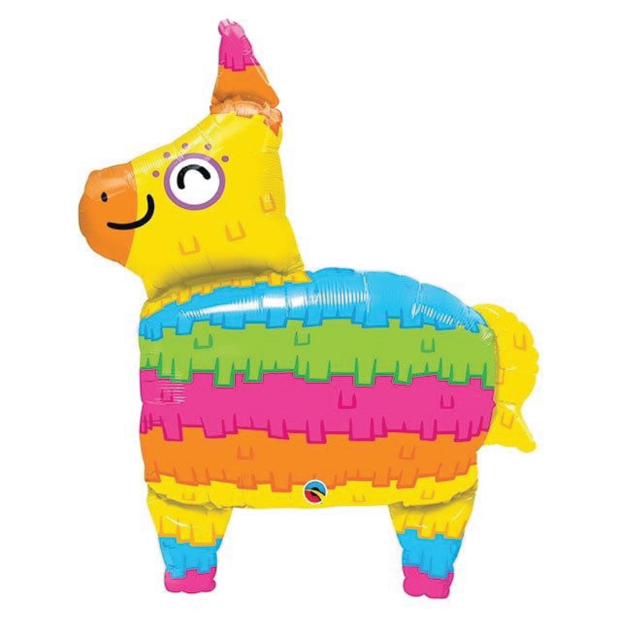 Rainbow Piñata Shape Foil Balloon 34″