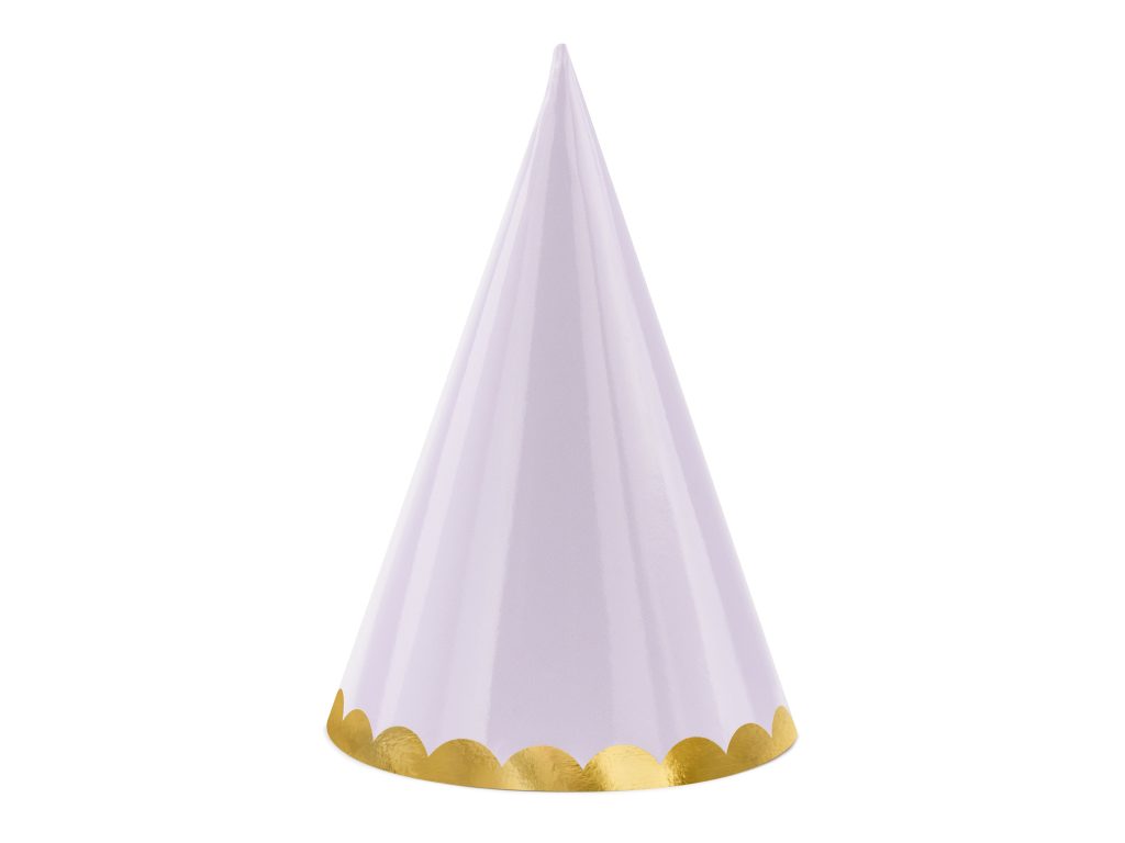 Assorted Pastel Party Hats 6ct