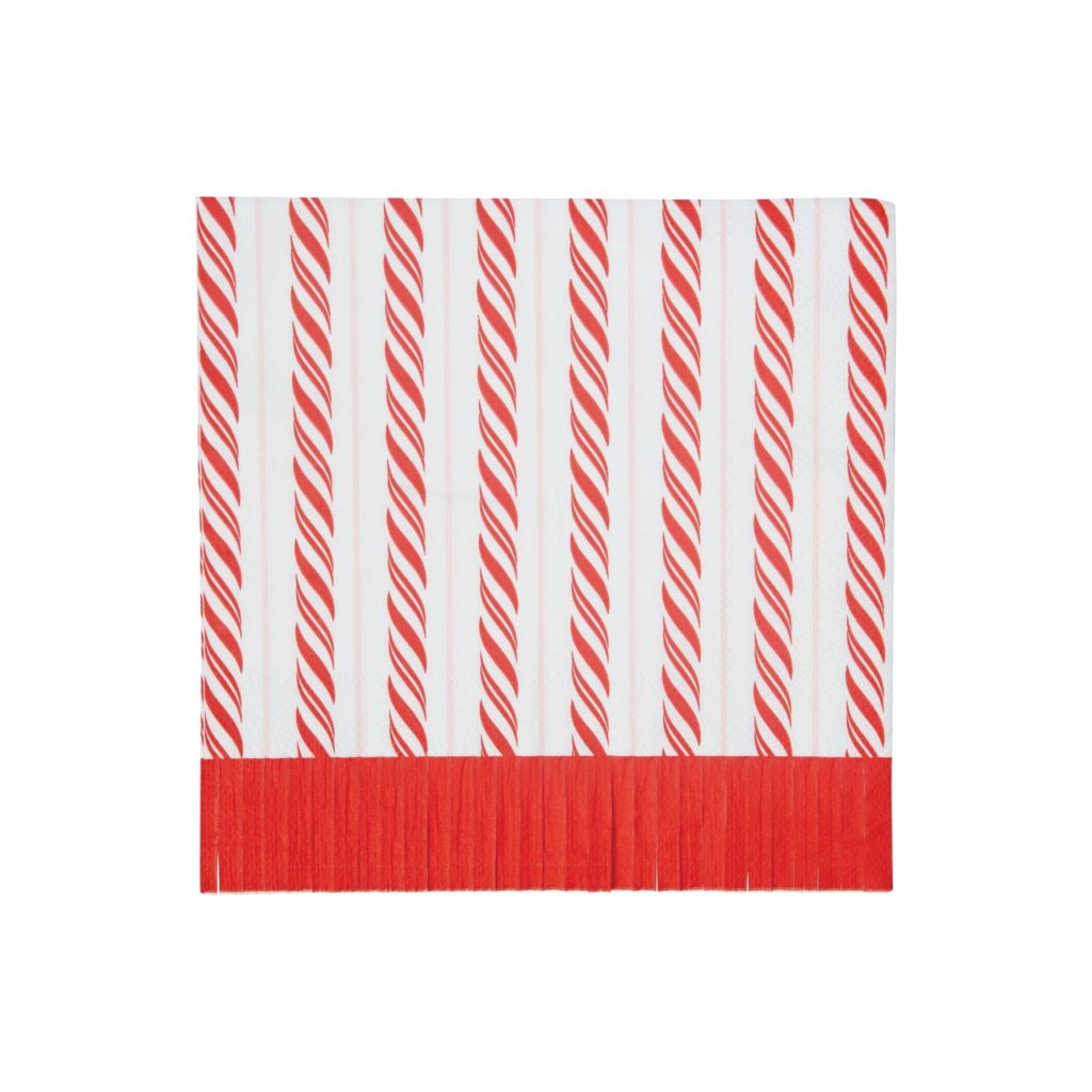 Candy Cane Striped Lunch Napkins 20ct