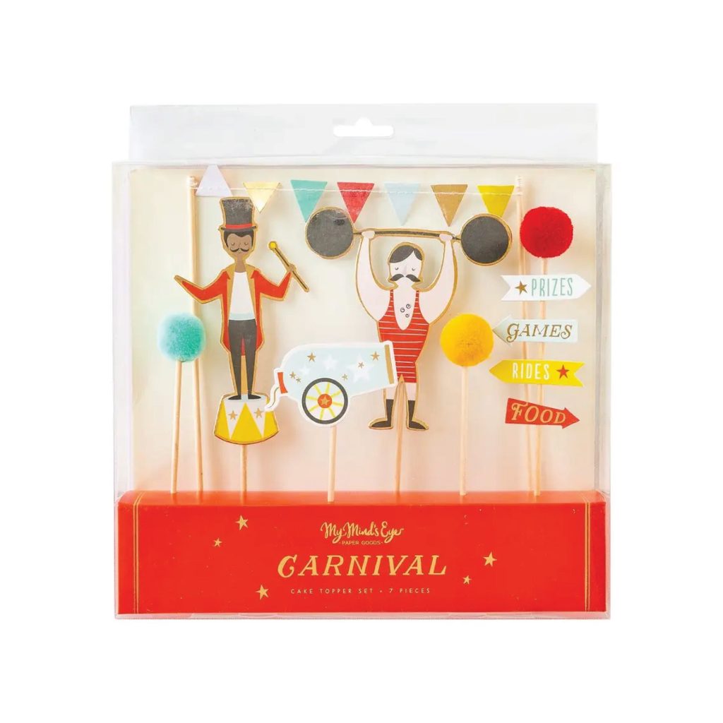 Carnival Cake Toppers 7ct