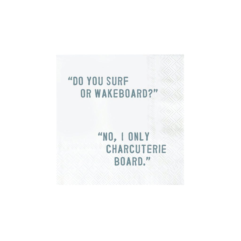 Do You Surf? Charcuterie Dessert Napkins 20ct