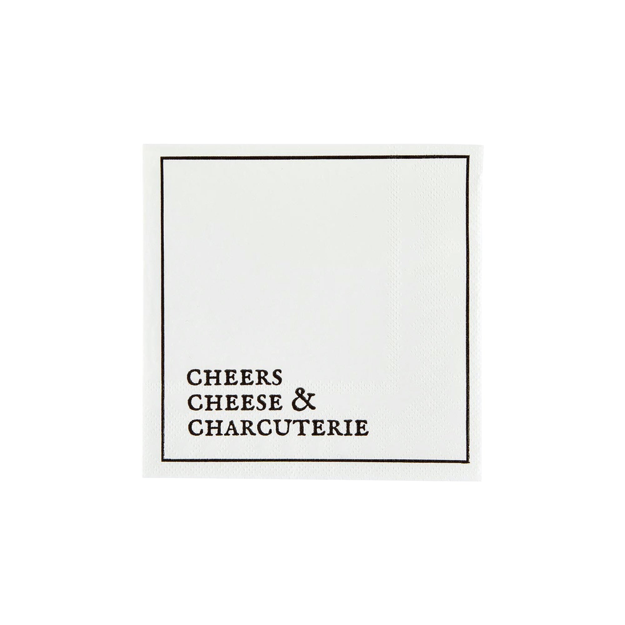 Cheers Cheese & Charcuterie Dessert Napkins 20ct