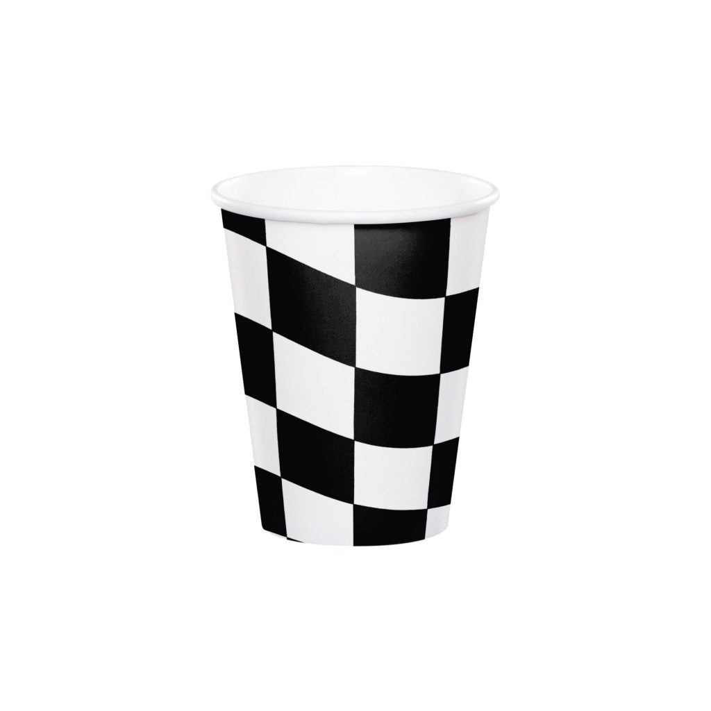 Classic Checkered Flag Party Cups 8ct