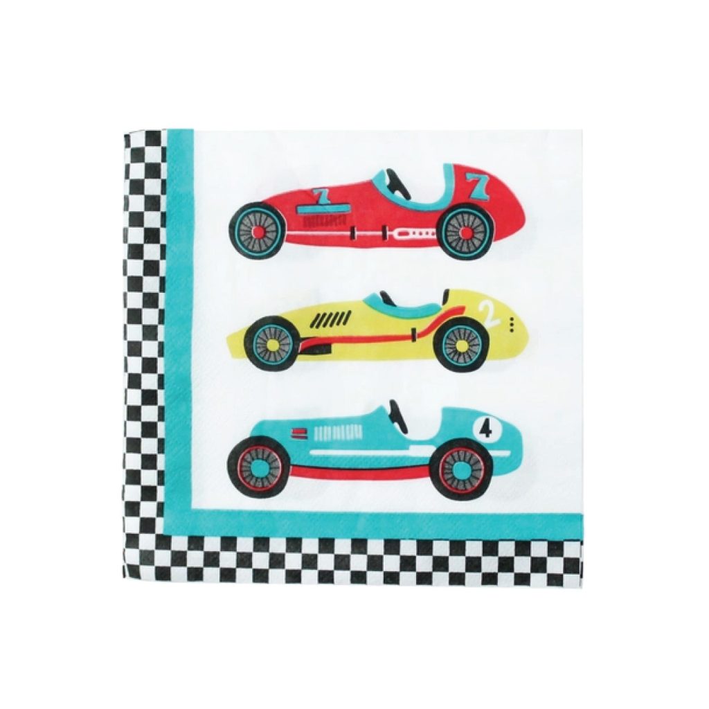 Classic Race Car Lunch Napkins 24ct