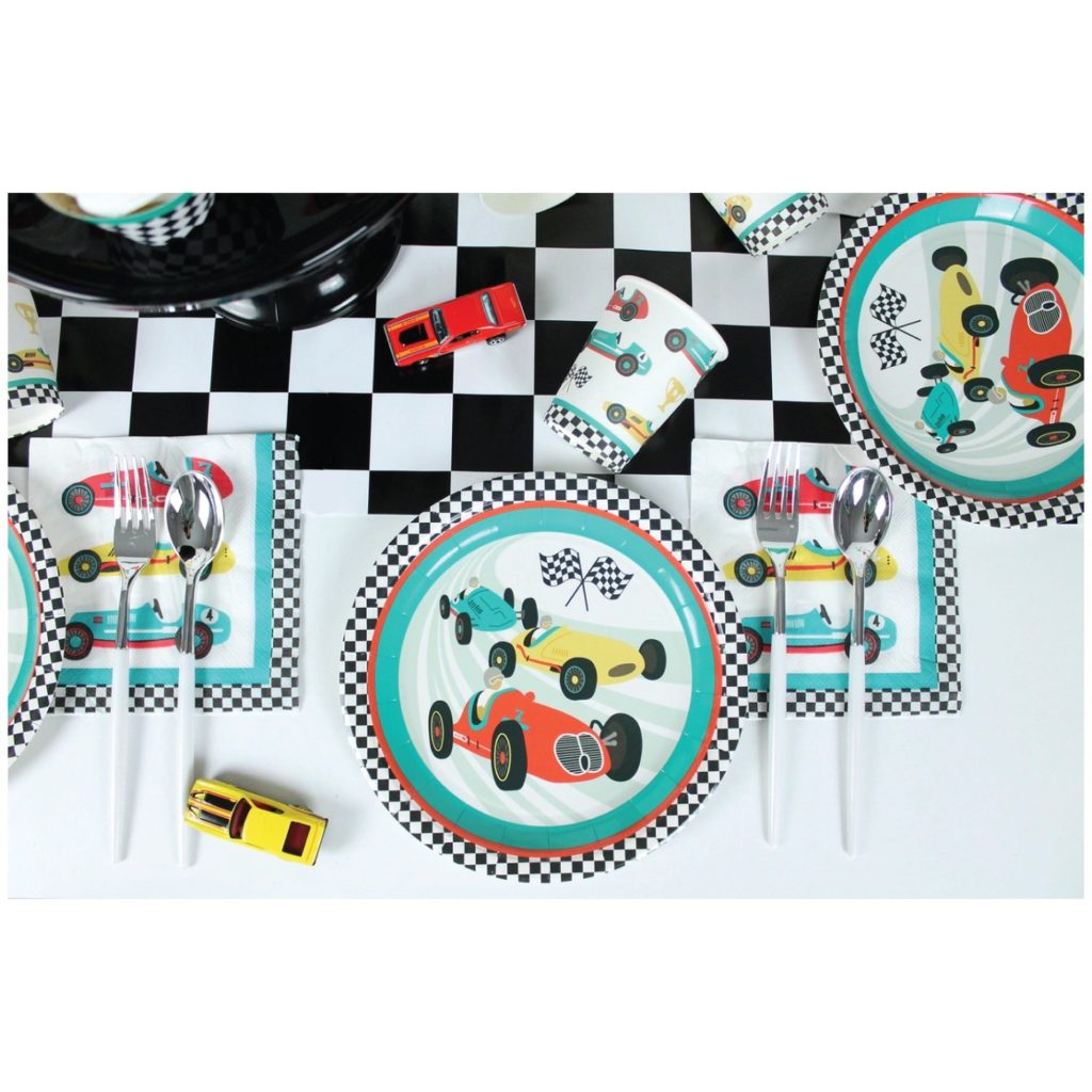 Classic Race Car Party Cups 12ct