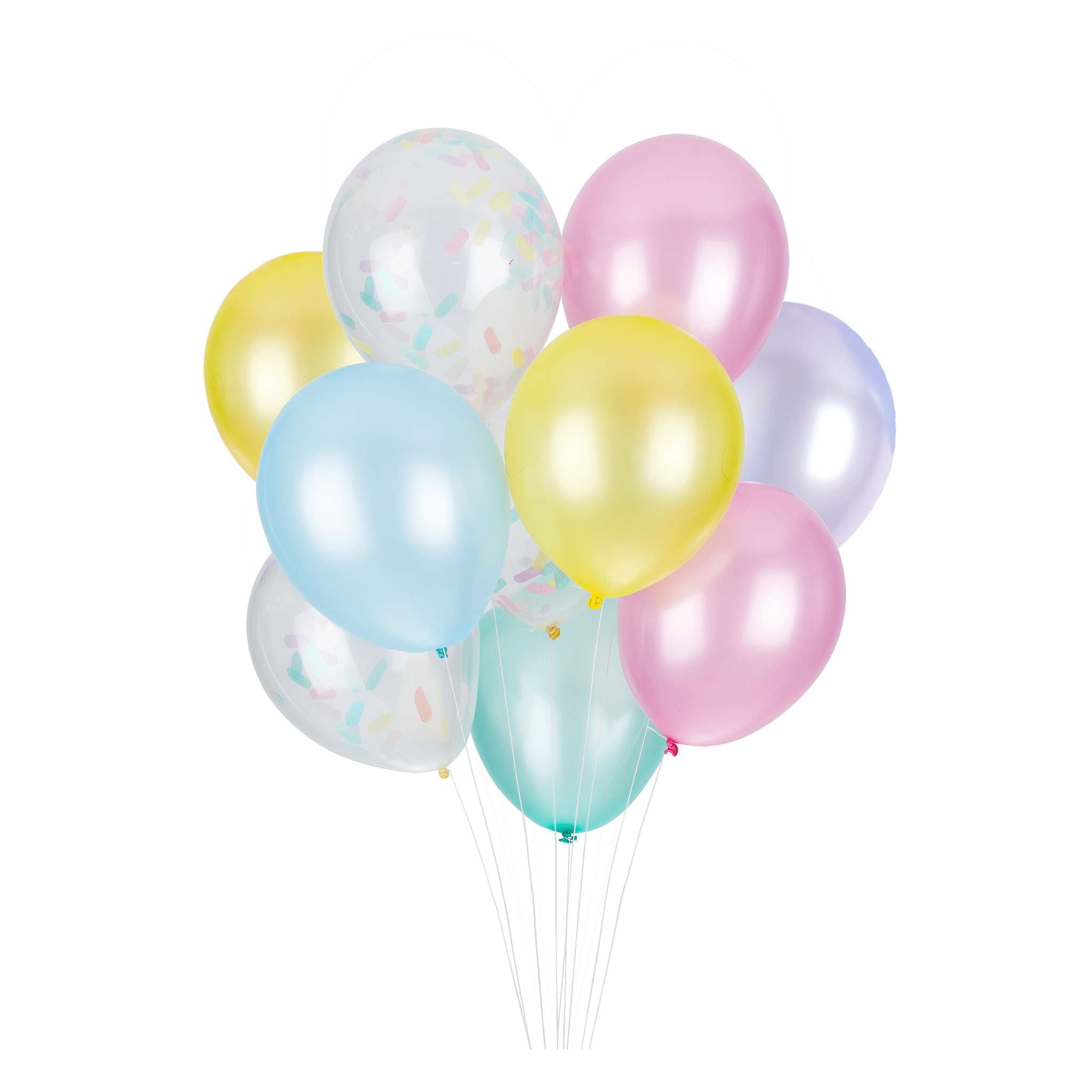 Cupcake Classic Pastel Balloon Bouquet 12ct