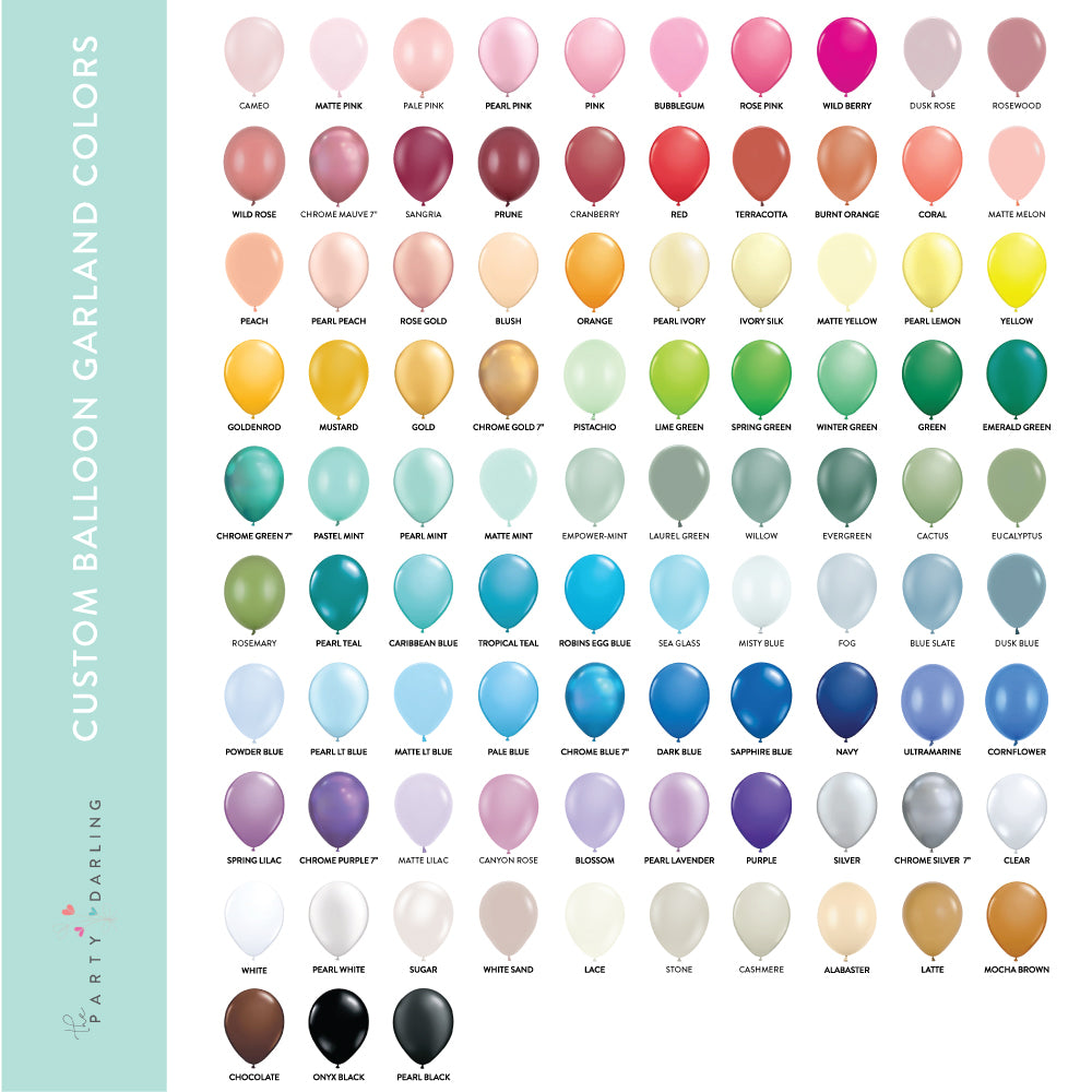 Custom Balloon Garland Kit – Choose Your Colors