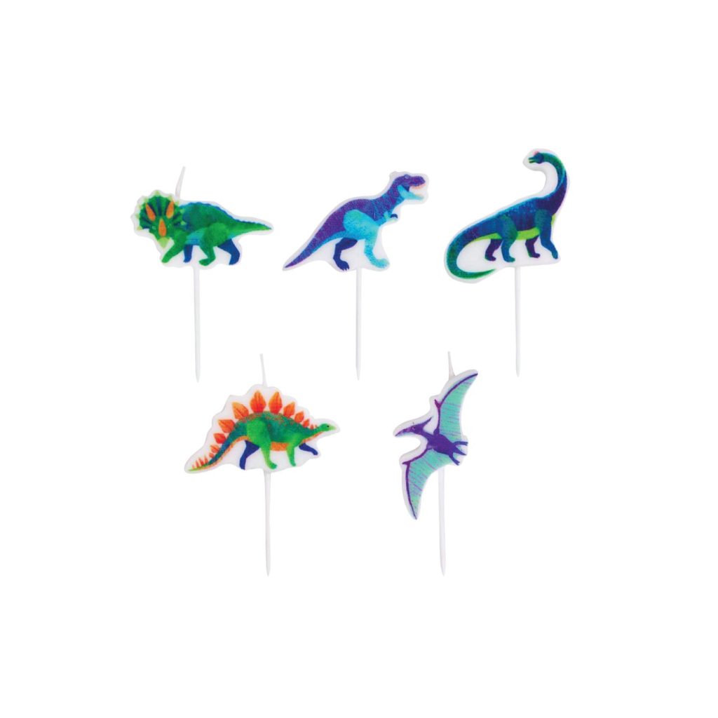 Dinosaur Explorer Birthday Candles 5ct