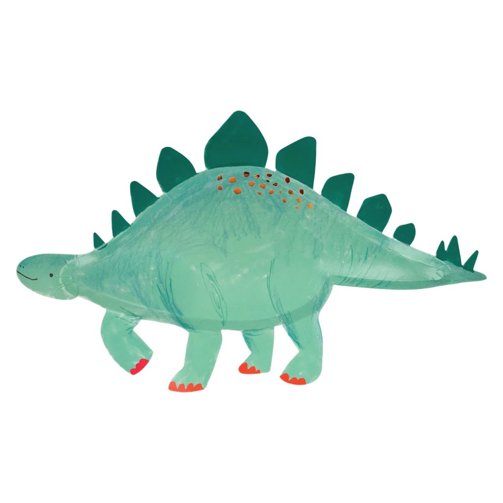 Stegosaurus Paper Platters 4ct