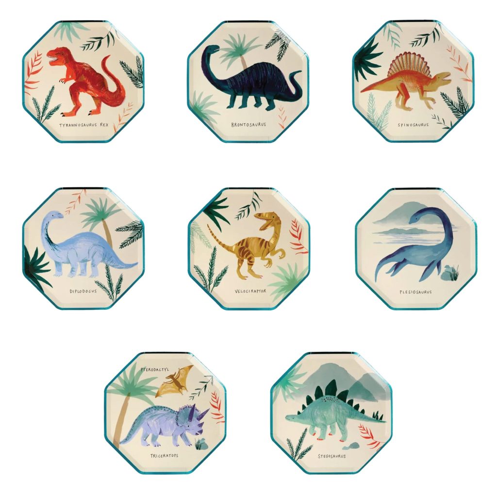 Dinosaur Kingdom Dessert Plates 8ct