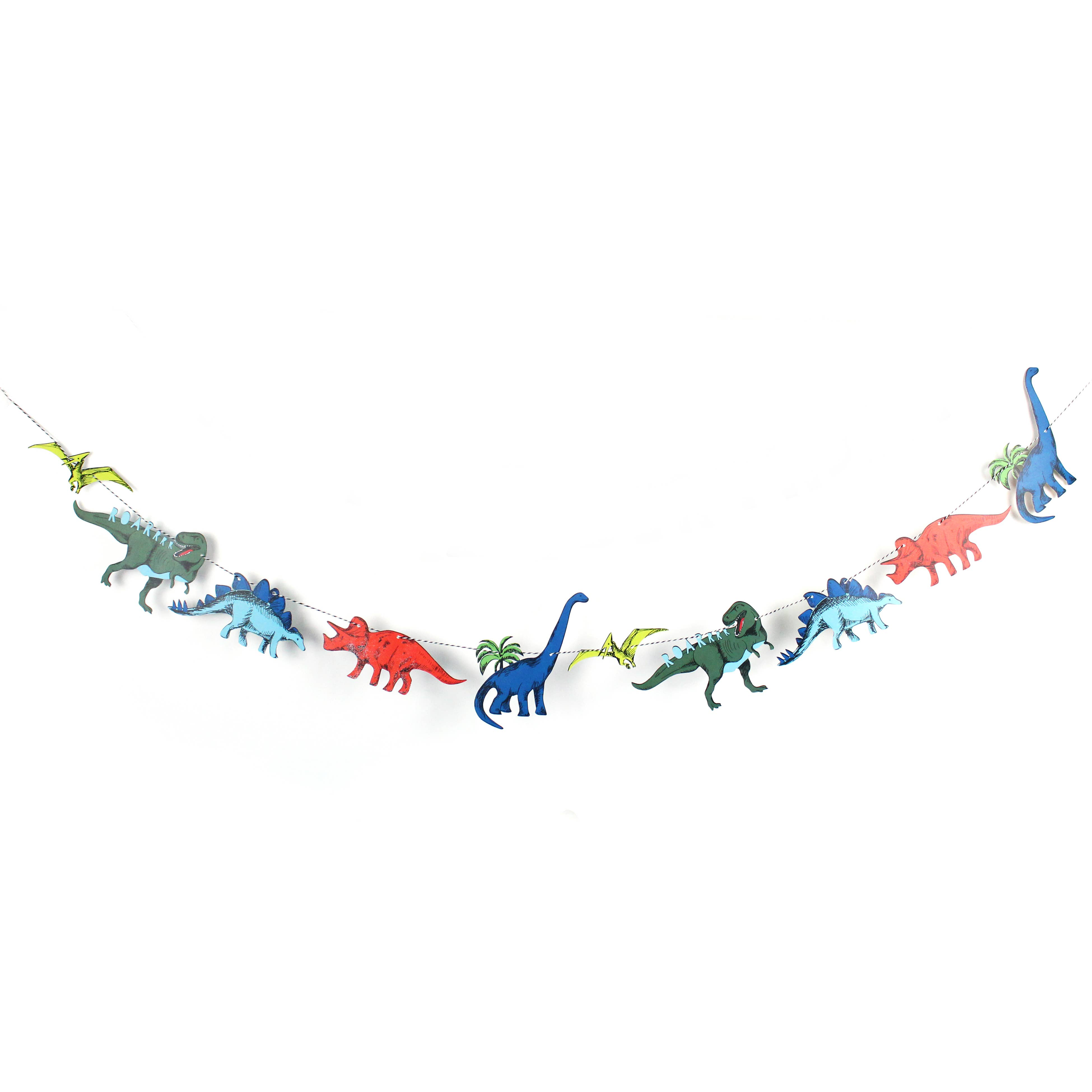 Dinosaur Party Garland 7.5ft