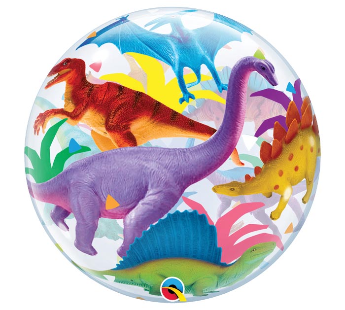 Dinosaurs Bubble Balloon 22″