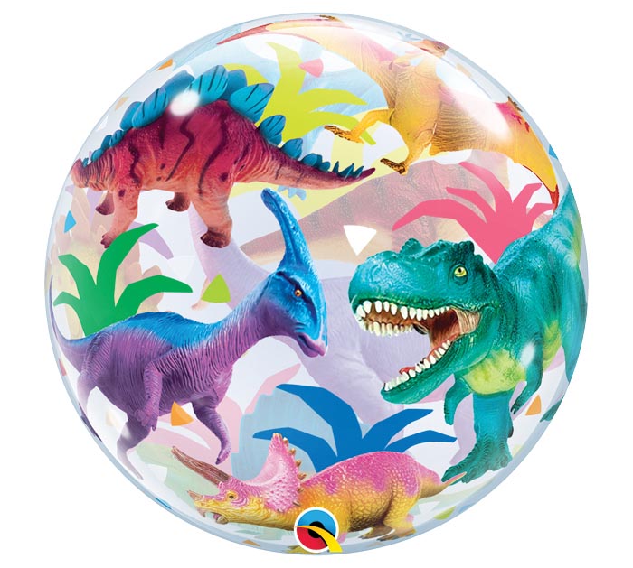 Dinosaurs Bubble Balloon 22″