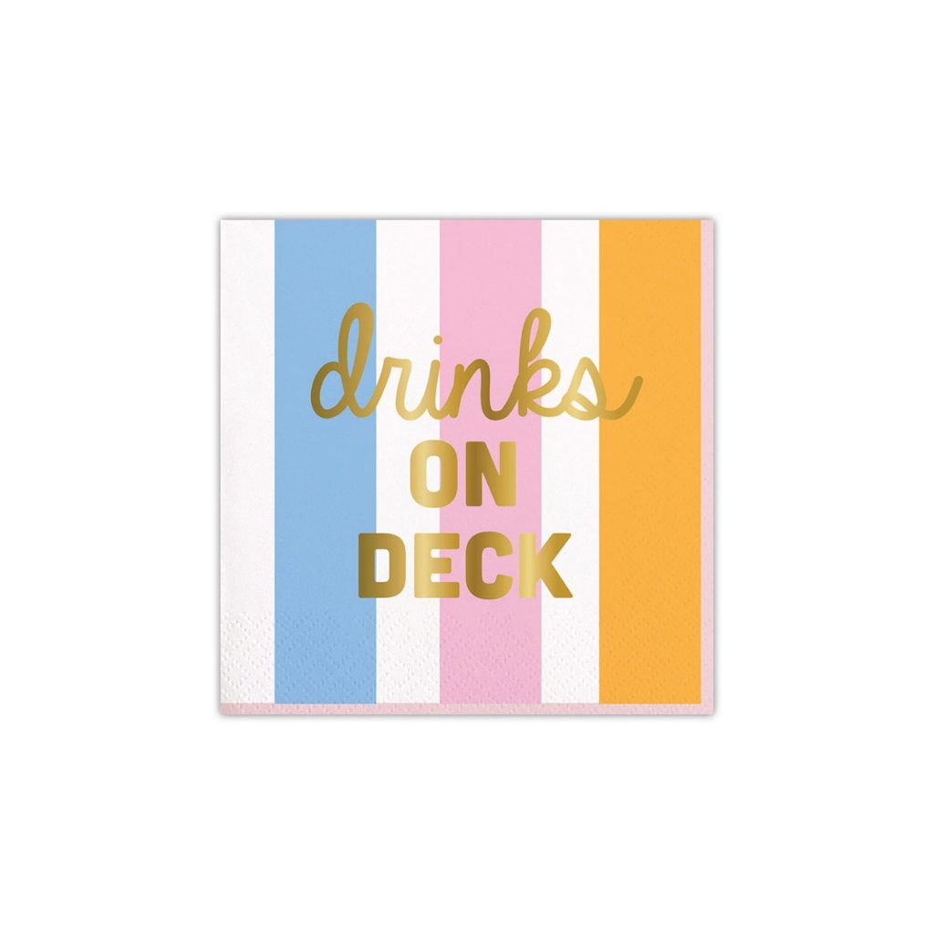 Drinks On Deck Dessert Napkins 20ct