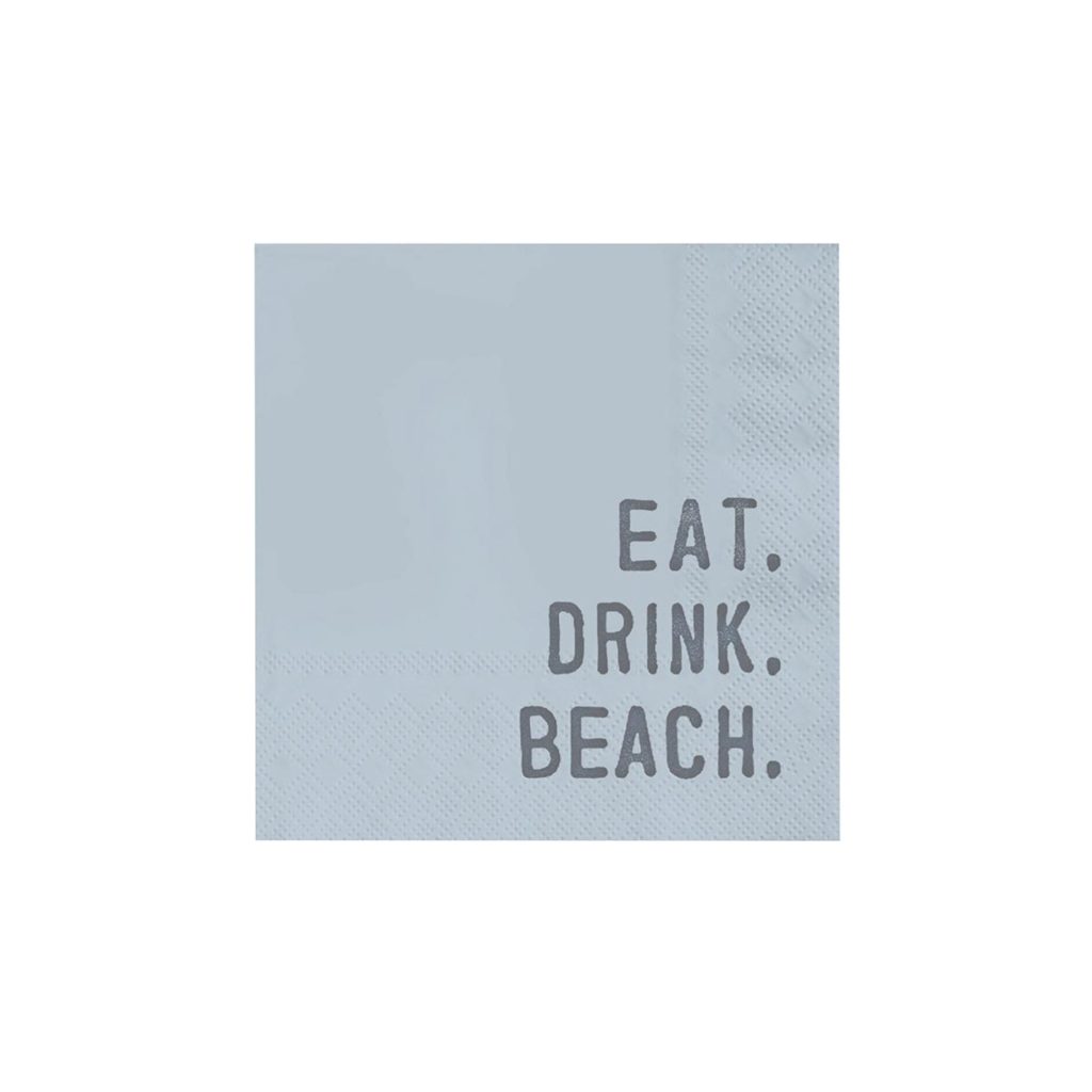 Eat. Drink. Beach. Dessert Napkins 20ct