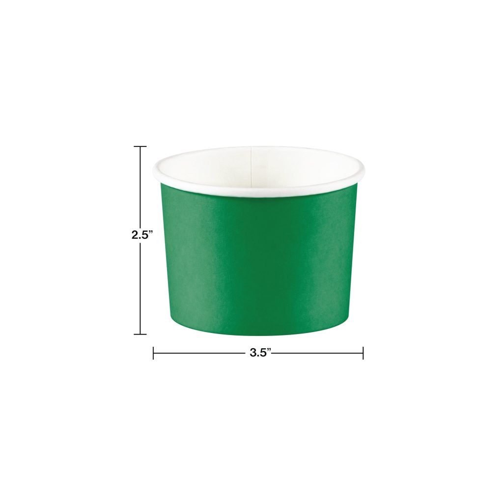 Emerald Green Treat Cups 8ct