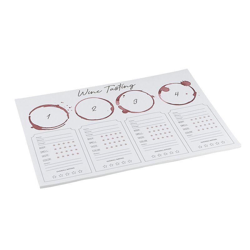 Wine Tasting Placemats 24ct