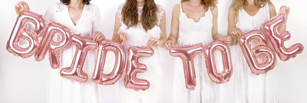 Air-Filled Rose Gold Bride To Be Balloon Banner