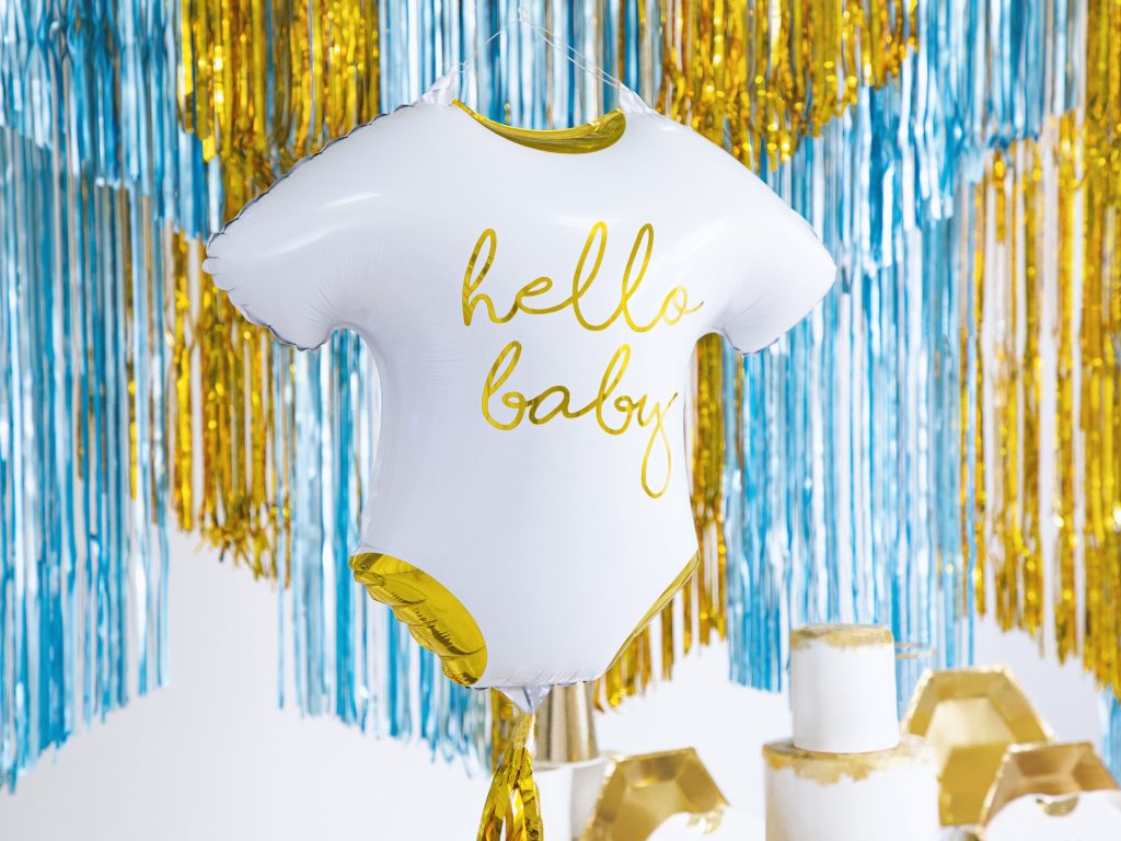 Hello Baby Romper Foil Balloon 20in