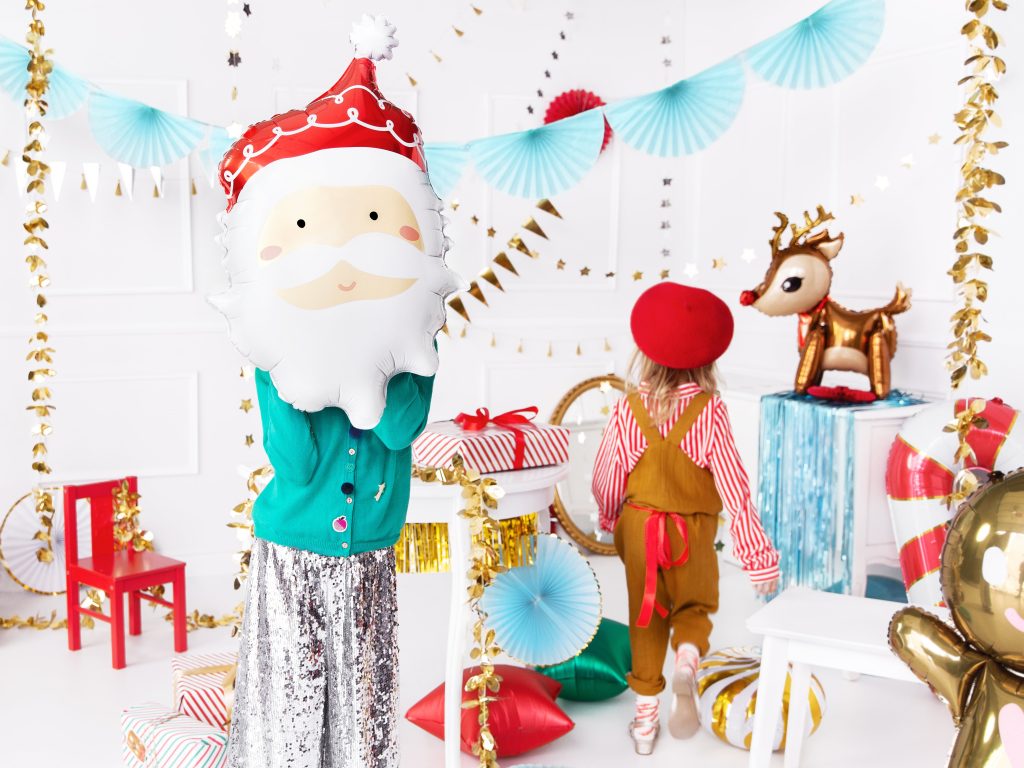 Jolly Santa Foil Balloon 23.5in