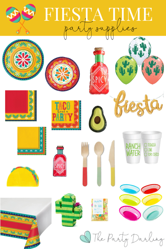 Fiesta Time Paper Dessert Plates 8ct