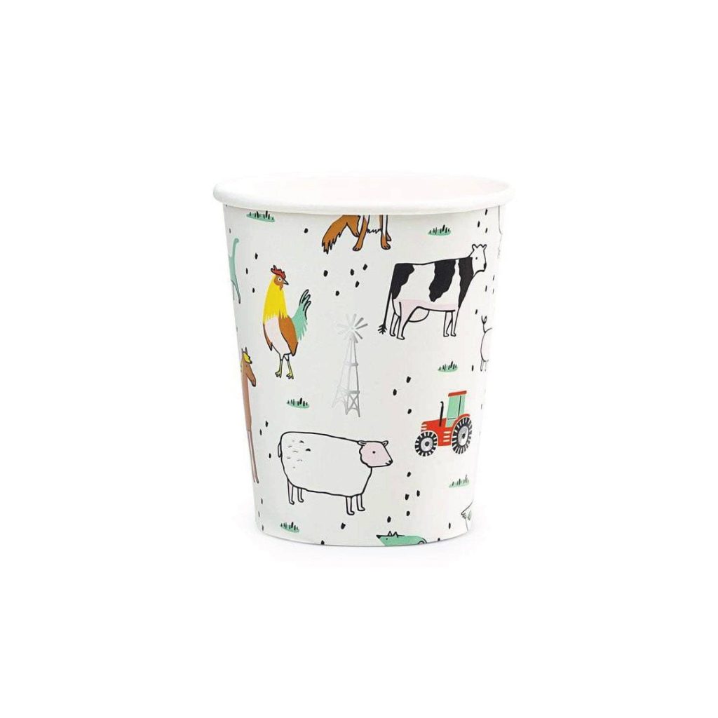 Farm Animals Cups 8ct