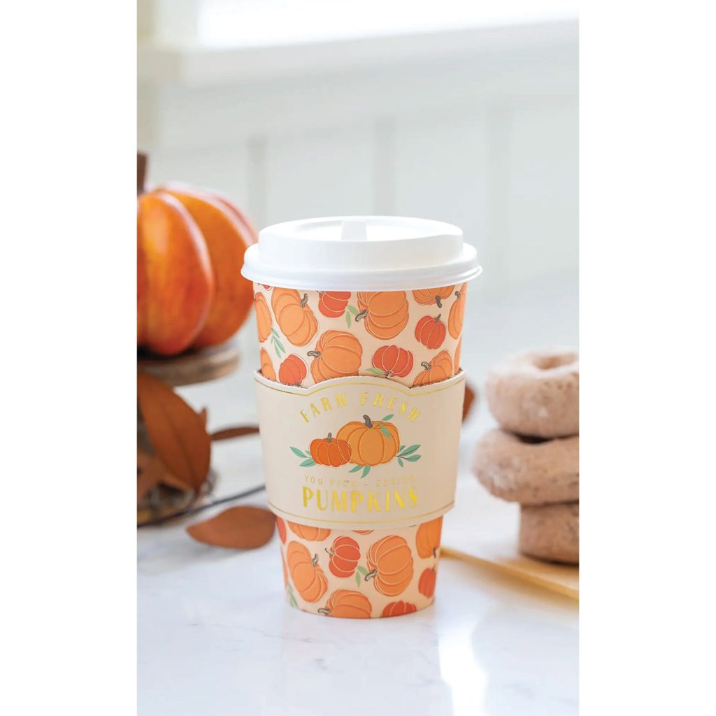 Farm Fresh Pumpkins Coffee Cups 8ct