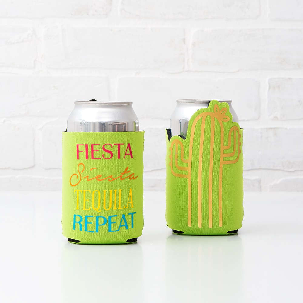 Fiesta Siesta Tequila Repeat Can Coozie