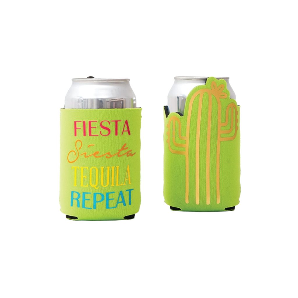 Fiesta Siesta Tequila Repeat Can Coozie