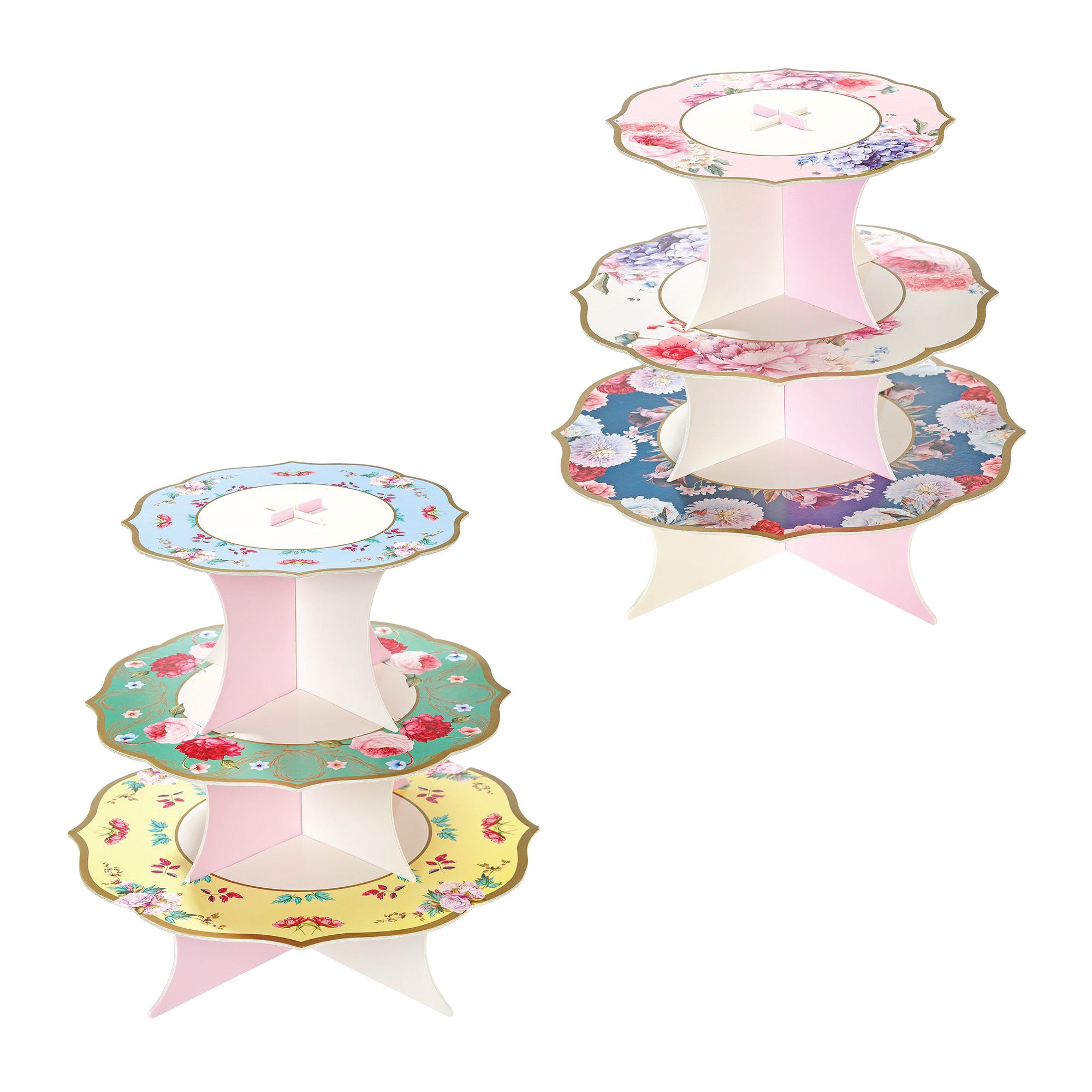 Floral Tea Party Cupcake Stand 1ct