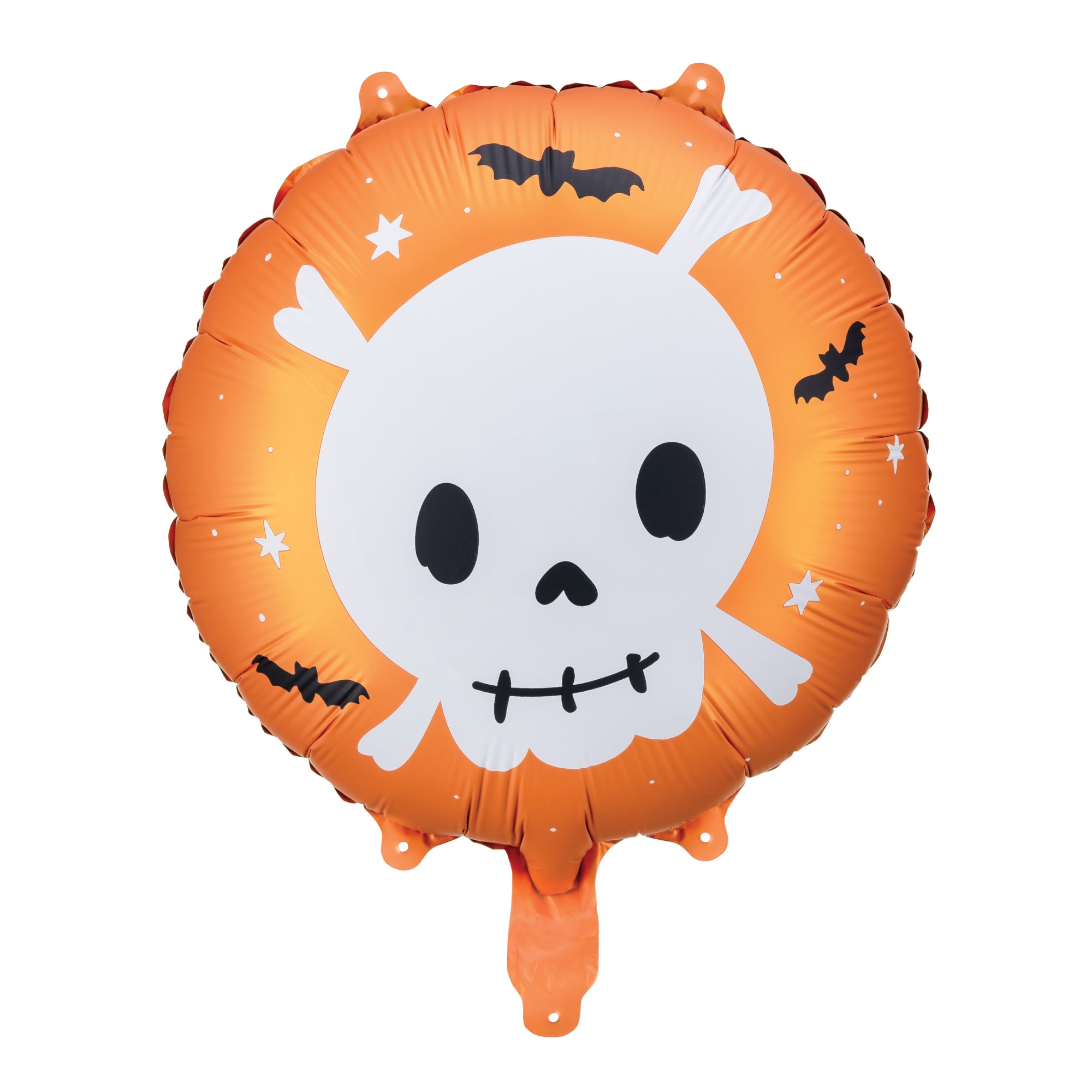 Friendly Halloween Skull Round Foil Balloon 14″