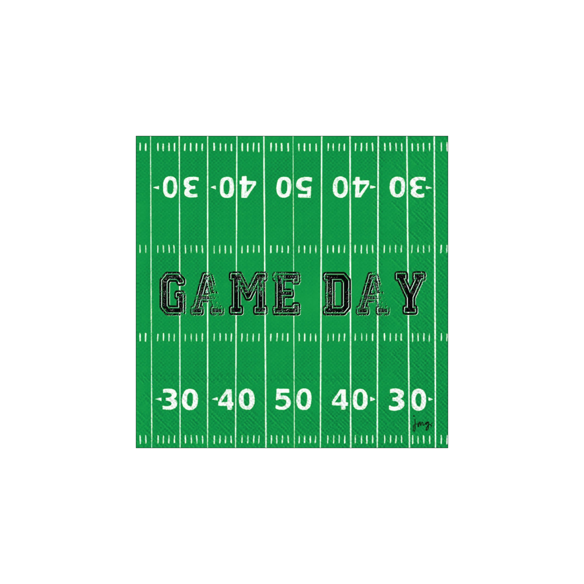 Game Day Football Field Dessert Napkins 20ct