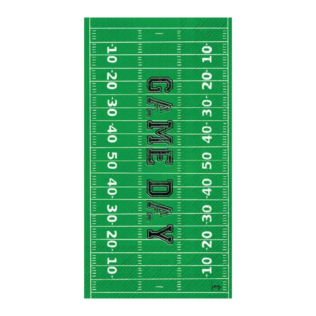 Game Day Football Field Guest Towels 16ct