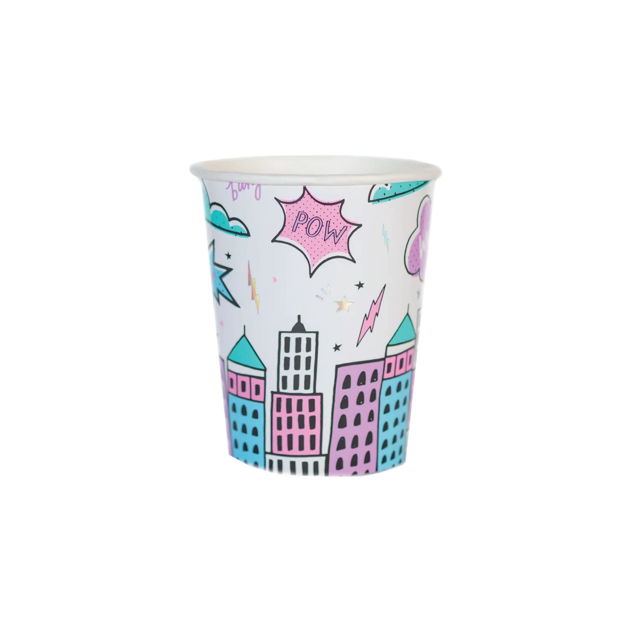 Girl Superhero Paper Cups 8ct