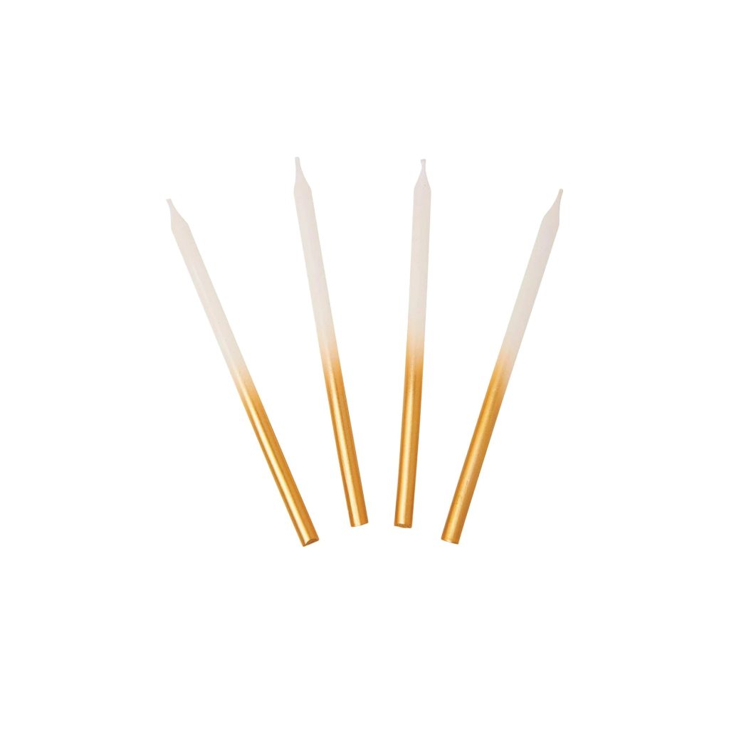 Gold Ombre Birthday Candles 16ct