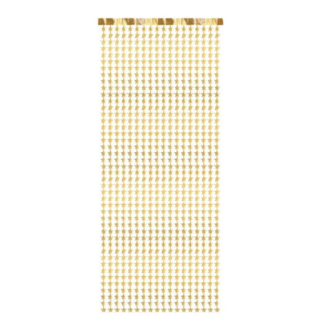 Gold Star Doorway Curtain, 3ft X 8ft