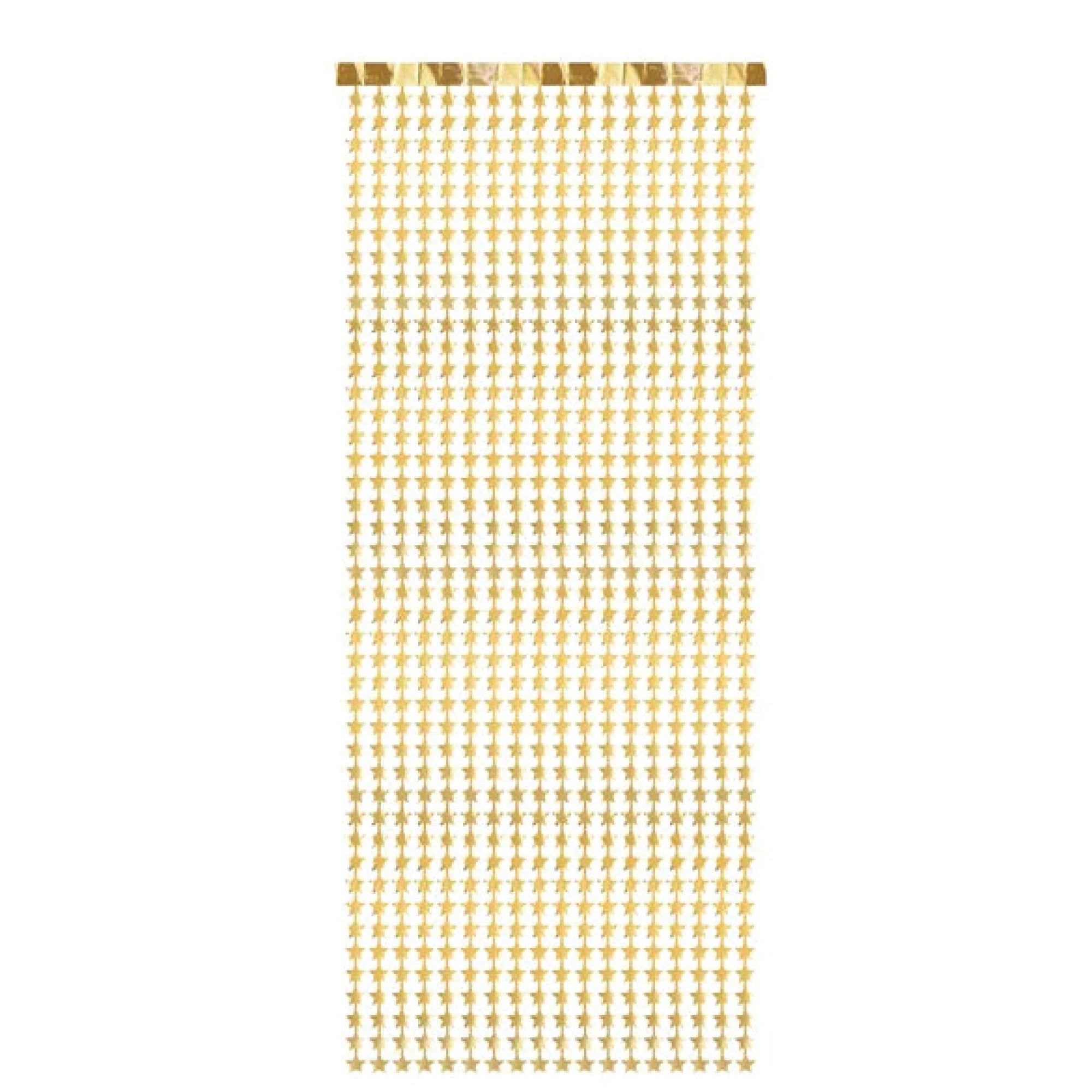 Gold Star Doorway Curtain, 3ft X 8ft